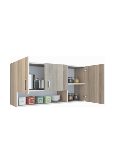 Kenzlife hazır mutfak mirena32 crd 060*120*32 mutfak banyo dolabı kapaklı raflı