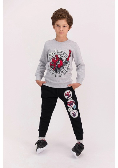 Spiderman Spıder-man Erkek Çocuk Eşofman Takımı D4620-3 22k Gri Melanj
