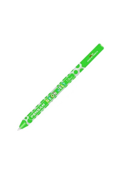 Pensan Jel Kalem Jely 1.0 Mm Neon Yeşil 2801 Çok Renkli