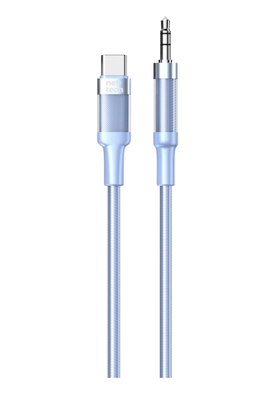 Nettech Nt-ac07 Plastik 100 Cm Type-c To Aux Kablosu Mavi