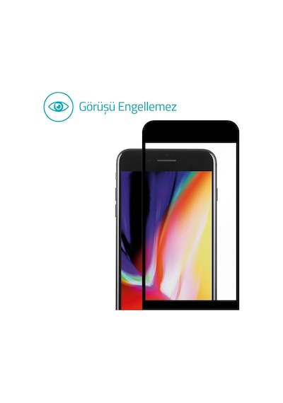 Bufalo Samsung Galaxy Uyumlu J7 Prime 5D Cam Ekran Koruyucu Beyaz