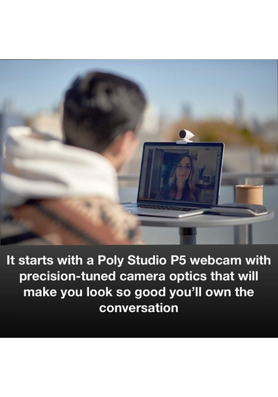 Gtw Bundle Poly Studio P5 Webcam - Profesyonel Web Kamerası, Vlog For Online Meetings, Youtube, Tiktok, Takımlar, Zoom