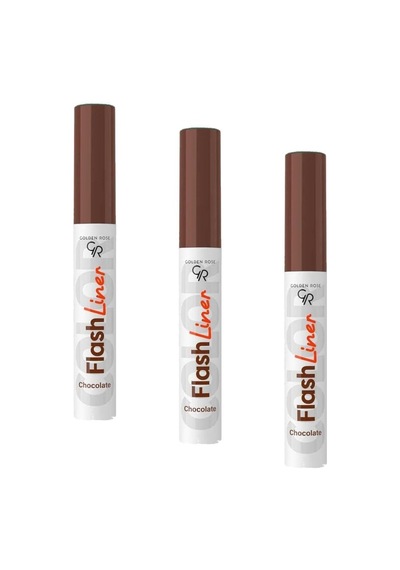 Colored Eyeliner - 111 Chocolate - Renkli Likit Eyeliner 3 Paketi Diğer