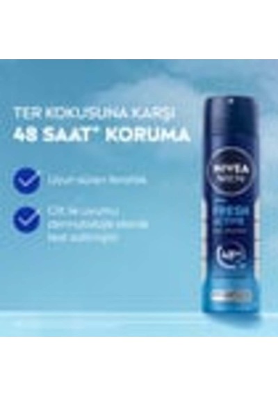 Men Fresh Active Sprey 150 Ml X 2 Adet