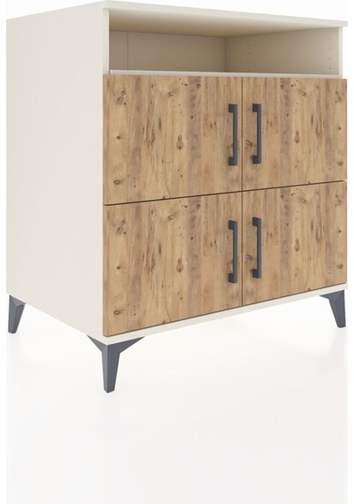 Kronos Şifonyer 4 Raflı 4 Kapaklı 88x59x96 Aytaşı-çam Aytaşı