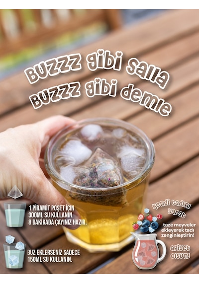 2'li Set Avantajlı Soğuk Demleme Naneli Çilek Aromalı Çay Seti- 2 20'li