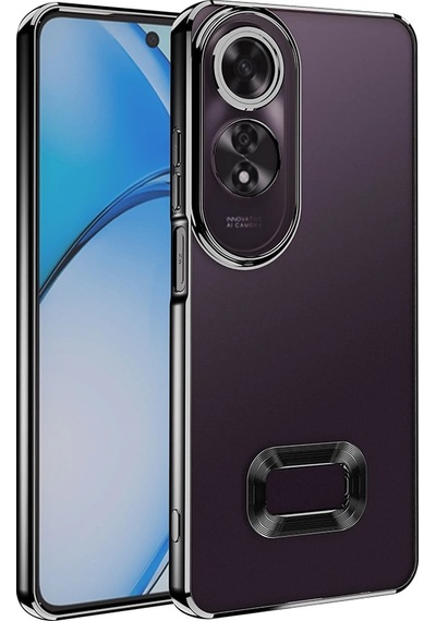 Oppo A60 Kılıf Kamera Korumalı Logo Gösteren Zore Omega Kapak