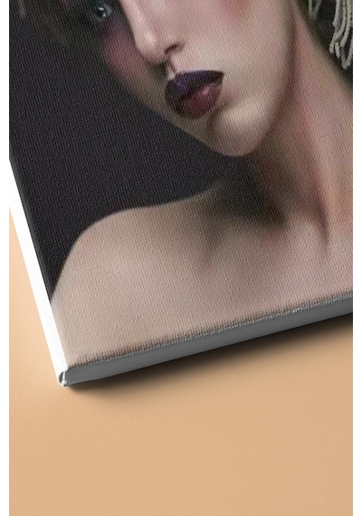 Webstyle Sayılarla Boyama Seti Kasnaklı Çiçek Saçlı Kadın 6 40 X 50 Cm