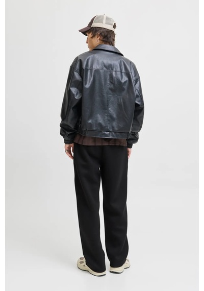 Jack & Jones Erkek Jpstkarl Beli Lastikli Ve İpli Eşofman Altı 12283592 Siyah Siyah