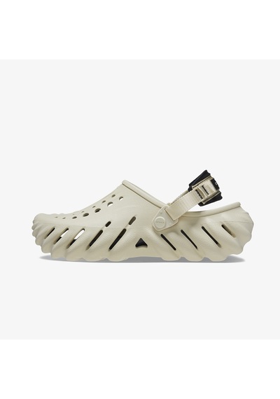 Crocs Echo Unisex Krem Terlik Düz 207937 2800400