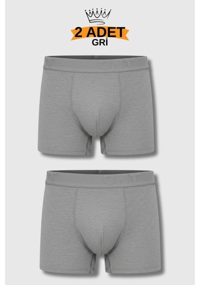 Cnt Erkek 2'li Likralı Boxer Karışık2 Karışık2
