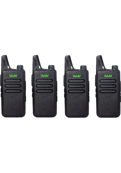 Wln Kd-c1 Pmr El Telsizi 4'lü Full Set + Kulaklık