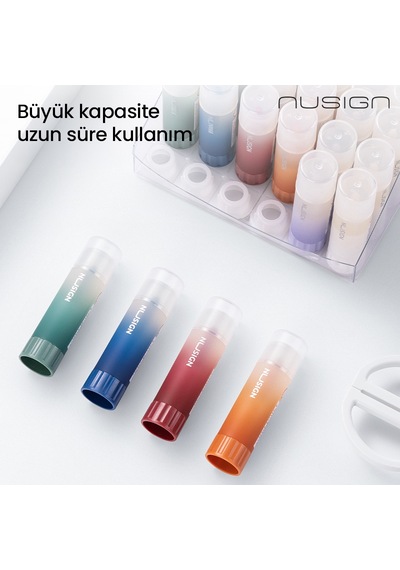 Nusıgn Güçlü Yapıştırıcı Stick 8g Şeffaf Güçlü 5 Adet