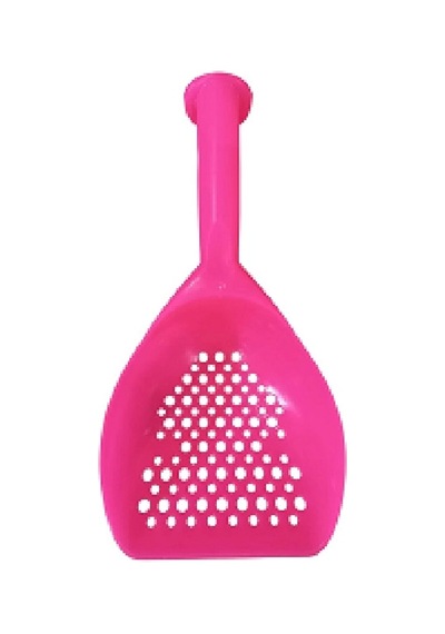 Jumbo Kedi Kumu Küreği 04804 30 Cm Güçlendirilmiş Sert Plastik Elek 6 Renk