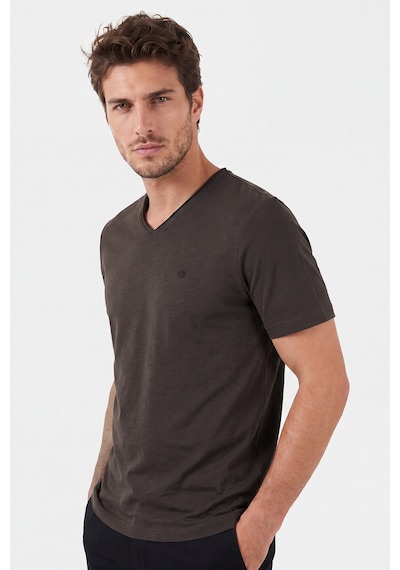 Buratti Pamuklu Regular Fit V Yaka T Shirt Erkek T Shirt 5902719 Kahve