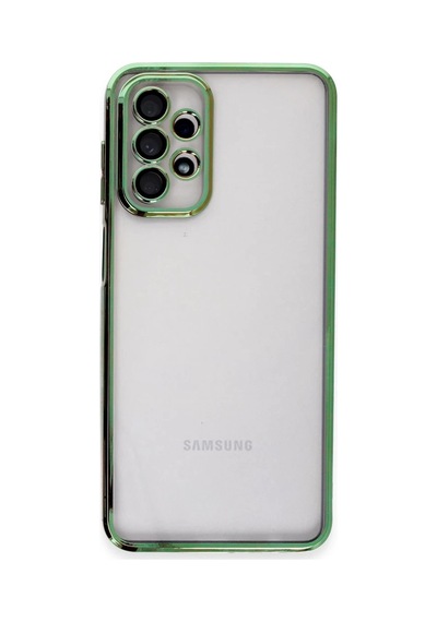 Northcity Samsung Galaxy Uyumlu A23 4g Uyumlu Kılıf Lensli Silikon - Yeşil