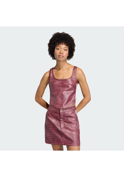 Adidas Pleather Corset Maroon
