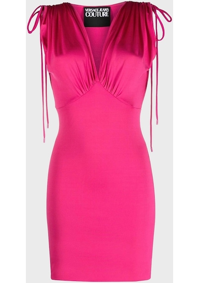 Versace Jeans Couture Bayan Elbise 74hao921 J0049 406 Fuşya
