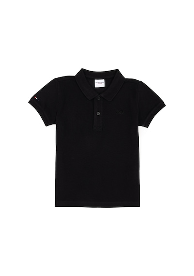 U.S. Polo Assn. Erkek Çocuk Siyah Basic Polo Yaka Tişört 50292129-VR046