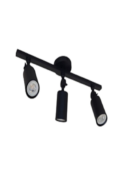 Spot Mat Siyah Metal Led Spot Avize Harekli Aplik Armatür Gün Işığı Led Ampul Dahildir Siyah