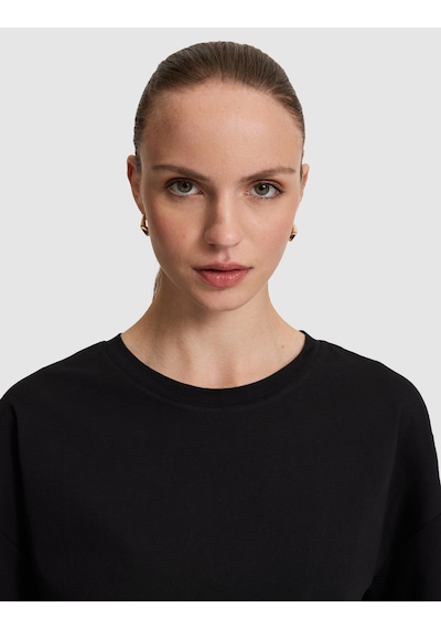 Pierre Cardin Kadın Siyah Tişört 50325455-vr046