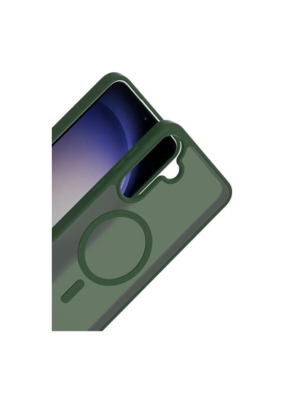 Joko Samsung Samsung Uyumlu Galaxy A56 Jota Magsafe Kapak - Koyu Yeşil