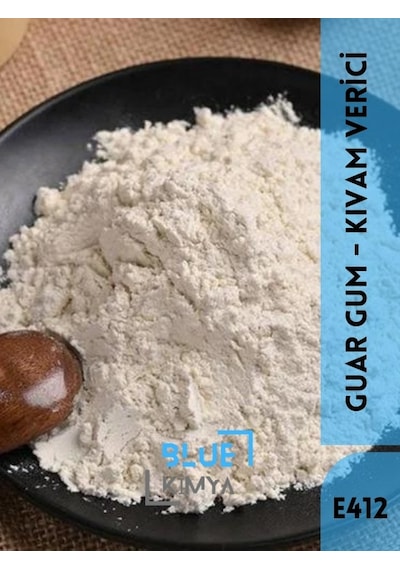 Blue Kimya Guar Gum E412 Guar Gam Kıvam Verici 1 KG