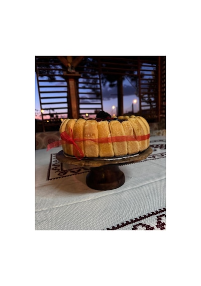 Ahşap Sunum Pasta Vs. Kahverengi - 906338470