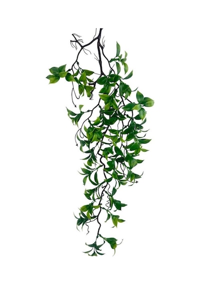 Yapay Çiçek Sarkan Doğal Dallı 2li Set Mix Kozalak Çiçeği Ve Fejka 70cm Yapay Sarmaşık Yeşil
