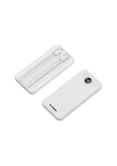 Trm-1013 10000 Mah 2 Çıkışlı 22.5w Hızlı Şarj Dijital Göstergeli Powerbank Siyah