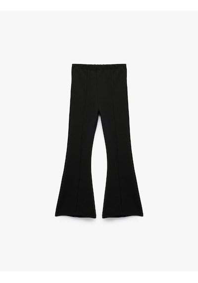 Koton Beli Lastikli Viskon Karışımlı Dar Kalıp İspanyol Paça Pantolon Siyah 6wkg40131ak Siyah Koton Beli Lastikli Viskon Karışımlı Dar Kalıp İspanyol Paça Pantolon Siyah 6wkg40131ak Siyah