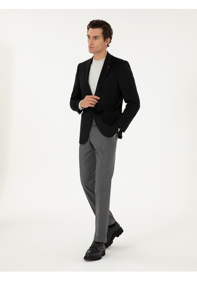 Cacharel Gri Slim Fit Kumaş Pantolon