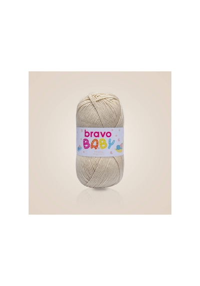 Baby Tüylenmez Anti Pilling Bebek Yünü 100 Gr 250 Metre Renk Kodu: 210 Bej