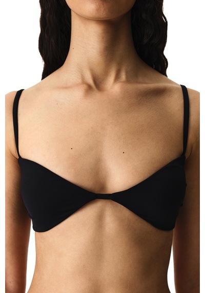 Penti Siyah Mollie Bandeau Bikini Üstü