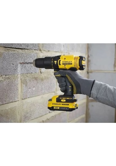 Stanley SCD718D2K 18V 2.0AH V20 Çift Akülü Darbeli Matkap Vidalama