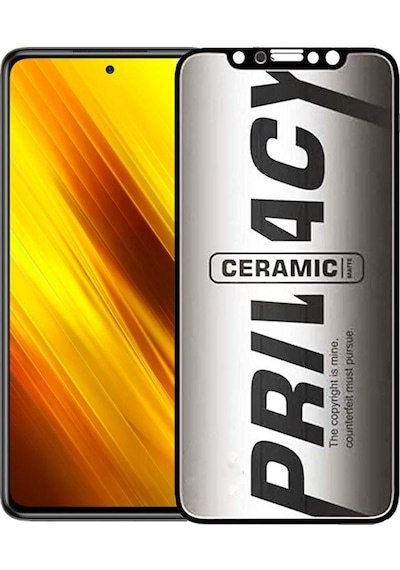 Poco X3 Nfc Hayalet Ekran Koruyucu Mat Seramik Kırılmaz Cam