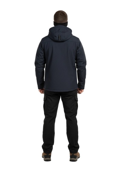 Mysia Outdoor Lacivert Soft Shell Mont İçi Polarlı Lacivert