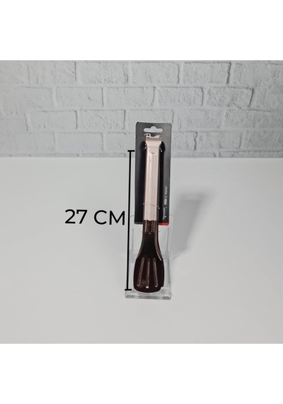 Hometarz Lüx Gold Metal Maşa Barbekü Mangal Izgara Maşası 001