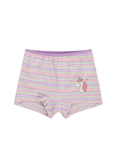 Civil Girls Civil Kız Çocuk Unicorn Kız Çocuk 2'li Boxer Likralı Süprem Baskılı Okul Kreş Ve Günlük Kullanım Çok Renkli