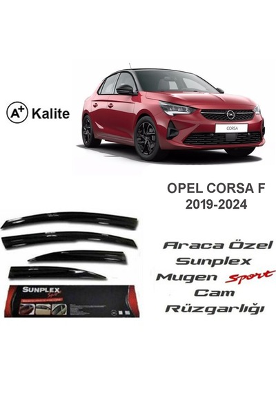Opel Corsa F Cam Rüzgarlığı Mugen Tip Sunplex 2019 Sonrası