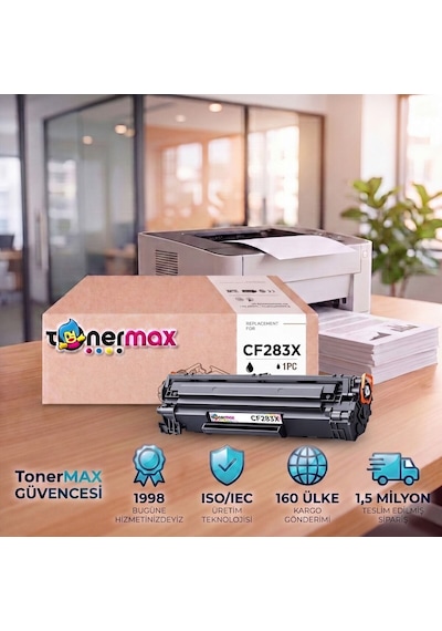 Hp Laserjet Pro M125nw Uyumlu.  Toner Çipli Cf283x 2.400 Sayfa