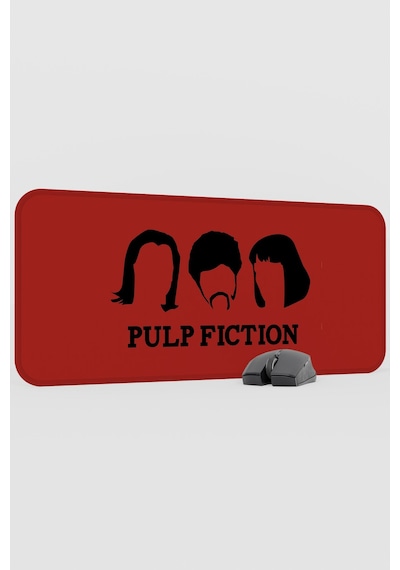 Pulp Fiction Ucuz Roman Tarantino V3 70x30 Xl Gaming Kauçuk Kaymaz Taban Mouse Pad Fare Altlığı