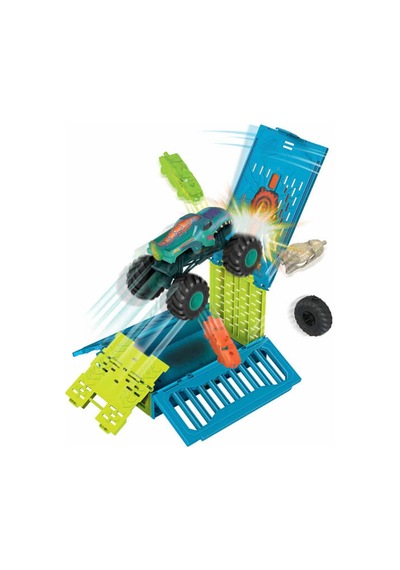 Hot Wheels Monster Trucks 1:24 Mega Wrexin Çarpışma Kafesi Hnc29