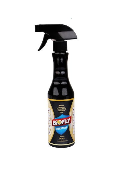 Biofly 400ml Sinek Pire Tahtakurusu Güve Bit Öldürücü Yok Edici Kullanıma Hazır Sprey Çok Etkili Kesin