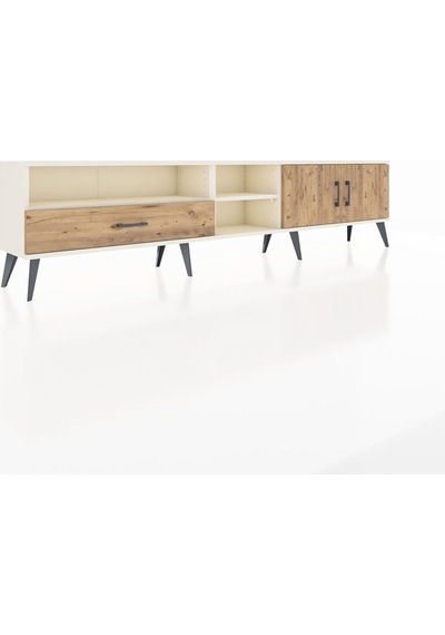 Arges Tv Ünitesi 3 Raflı Tek Çekmeceli 2 Kapaklı 220x30x51 Aytaşı-çam Atlas Çam/atlas Çam - Aytası Arges Tv Ünitesi 3 Raflı Tek Çekmeceli 2 Kapaklı 220x30x51 Aytaşı-çam Atlas Çam/atlas Çam - Aytası