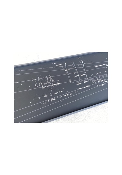 Asemic Sound Mappings Sergisi Asemik Resmi 62x244 cm 011