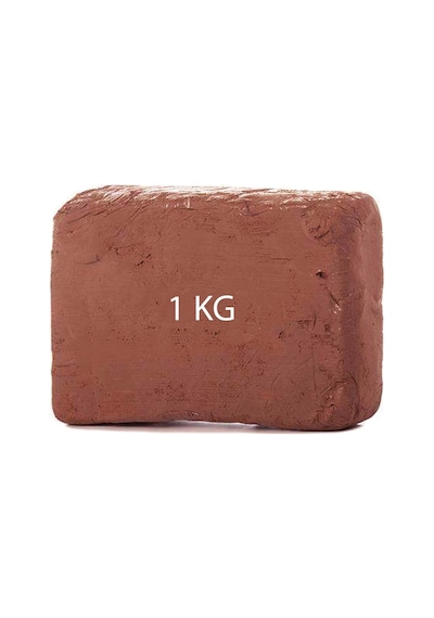 Kahverengi Seramik Hamuru 1 Kg Kırmızı Seramik Çamuru Toprak Doğal Kırmızı Kil Oyun Hamuru Çamuru