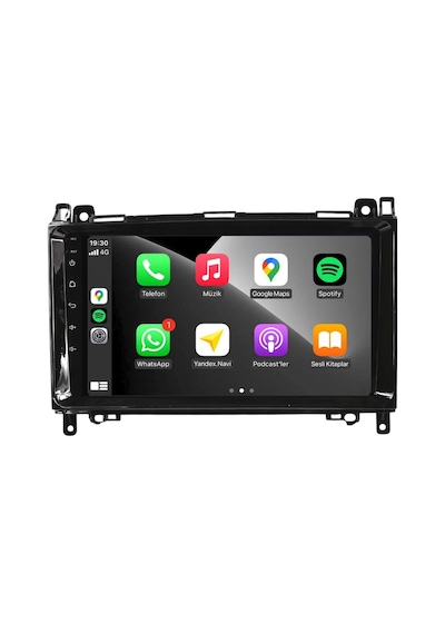 Mercedes B200 Araç Multimedya Android Ekran Carplay Navigasyon Double Teyp 4+64 9" 05-11 Black Blueway