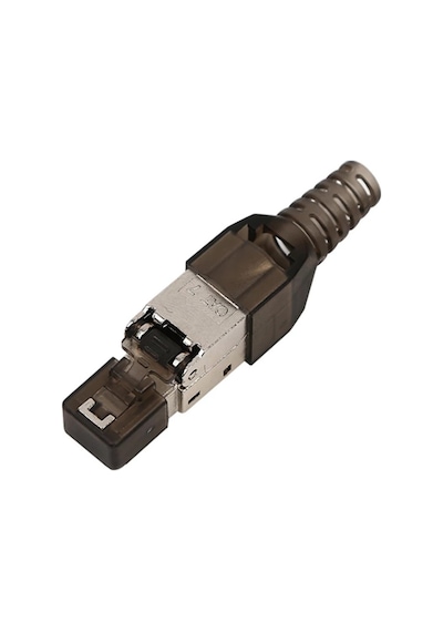 Ip20 Cat7 Rj45 Plug Endüstriyel Konnektör 10G 50U Cat7-6A-6-5
