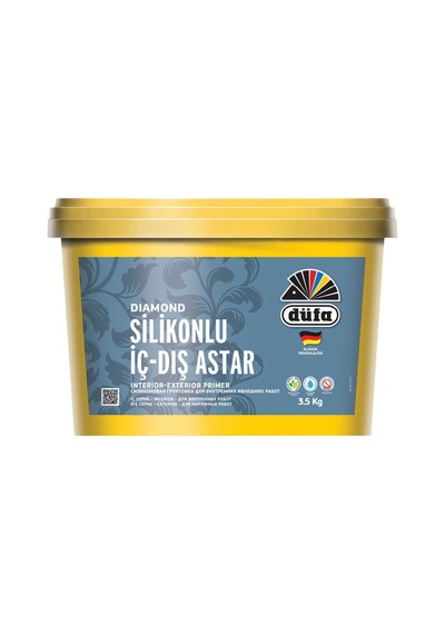 Düfa Diamond Silikonlu İç ve Dış Cephe Astar 3.5 KG